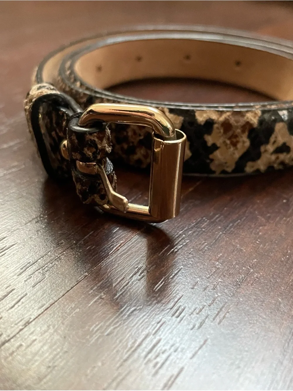 Ann Taylor Genuine Leather Belts w Gold Hardware | S